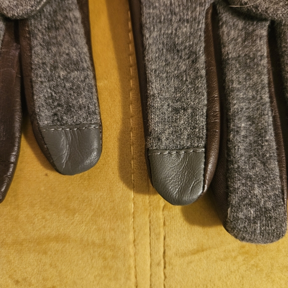 Ralph Lauren Brown Leather Gloves - Picture 3 of 5